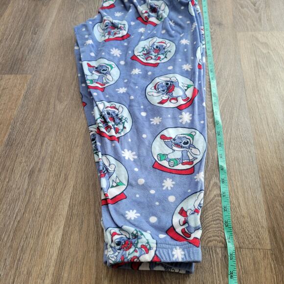Disney Stitch Holiday Christmas Jogger Pants Size 2X - Picture 7 of 8